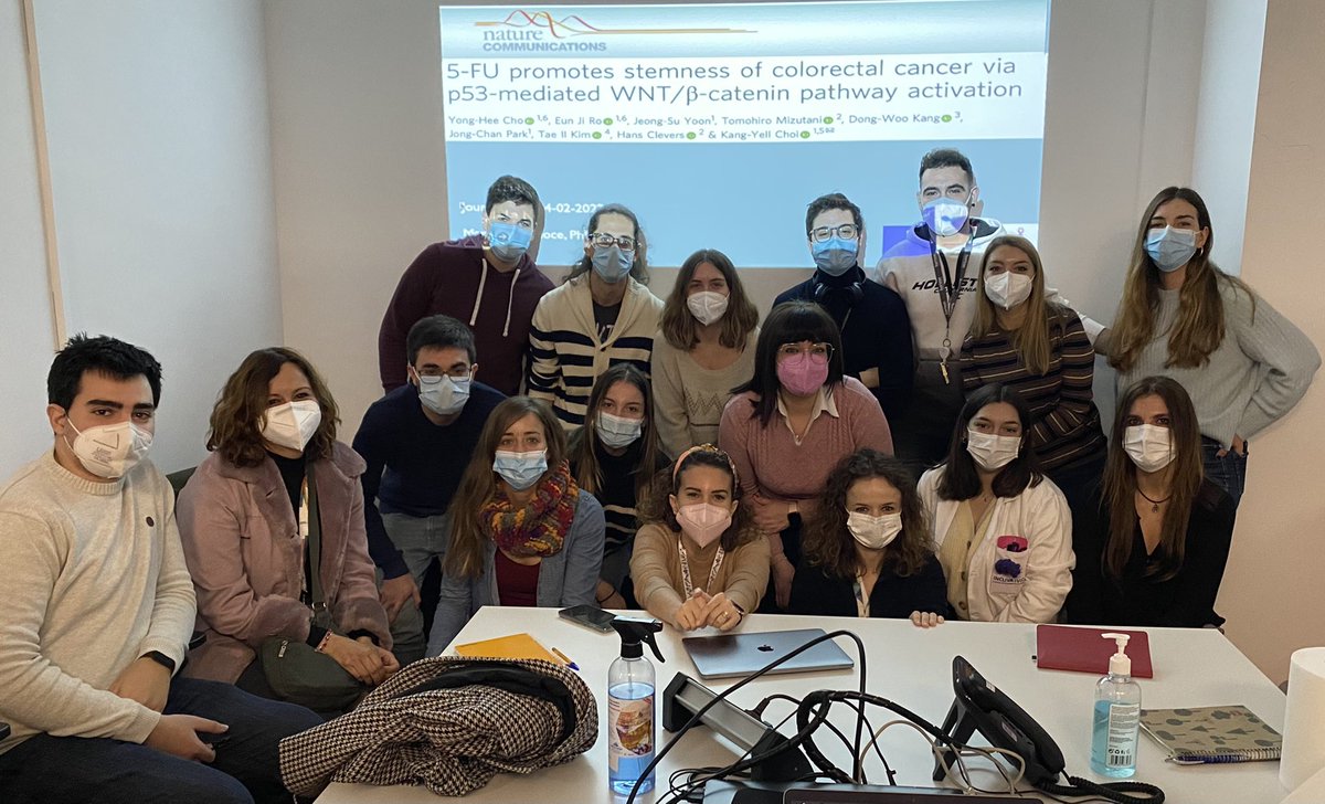 TarazonaNoelia's tweet photo. 📣Combinatorial treatment with 5FU and WNT inhibitor may overcome the recurrence in 5FU-treated CRC patients🧬. 
📆Discussing the paper written by @HansClevers, et al published in @NatureComms in our Journal Club at @incliva_iis! 

https://t.co/Qkb61tHEEM https://t.co/9yXt4eT8t2