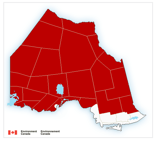 511ONNorthwest's tweet photo. Extreme Cold Warning in effect for Ontario - north: A period of very cold wind chills continues this morning. If it's too cold for you to stay outside, it's too cold for your pet to stay outside. For more information, visit: https://t.co/UWlUcI6OHF https://t.co/LQvWs6d16I