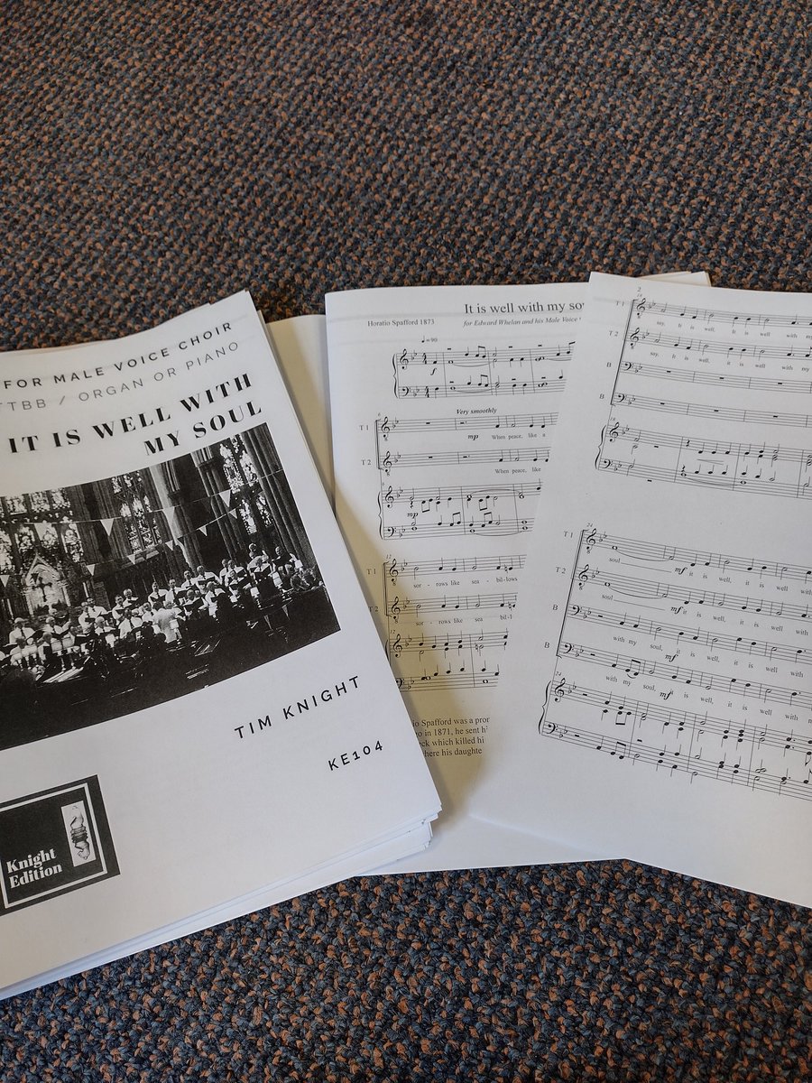 This piece sell all day long in America, with it's amazing story and stonkingly good tune, we are hoping Male voice choirs at home may take a look!