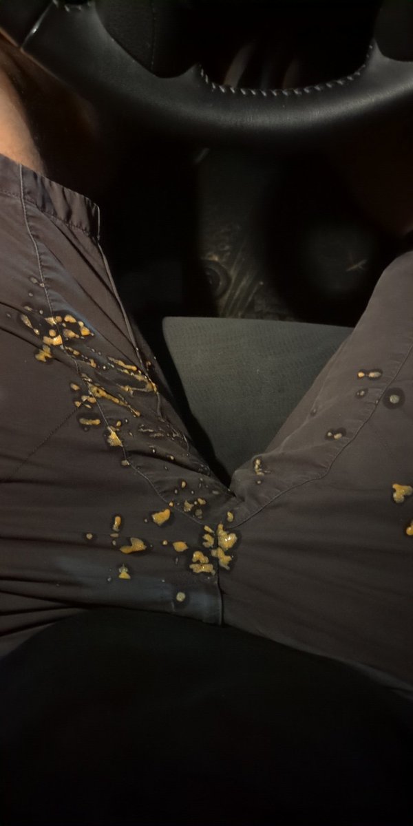 When you don't notice your kebab is leaking.