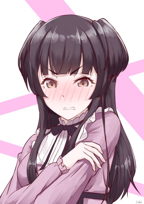 赤面……#黛冬優子 