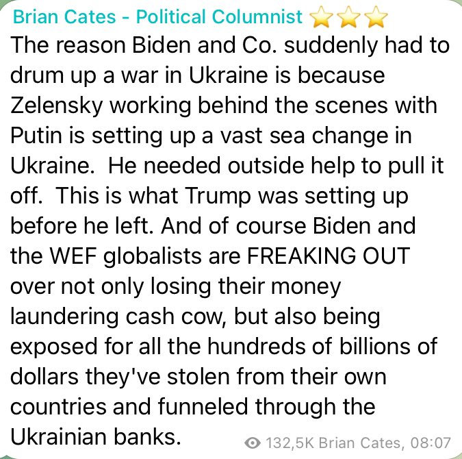 OrtigiaP's tweet photo. E se fosse questo il motivo reale della guerra? #Biden aveva bisogno di aiuto estero per coprire e gestire quello che Trump aveva iniziato a portare alla luce. Per i globalisti WEF tremano non solo per il denaro che perdono con il riciclaggio di milioni rubati dalle loro nazioni https://t.co/Y0U6LlWJDU