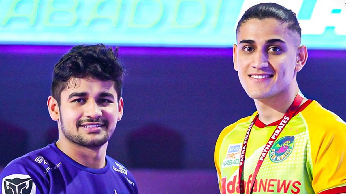 toisports's tweet photo. League stage's two best teams @PatnaPirates and @DabangDelhiKC to clash in @ProKabaddi 8 final 

Preview: https://t.co/nge1FRzg0i

#PKL8 #PATvDEL https://t.co/QKFFeSgw0T