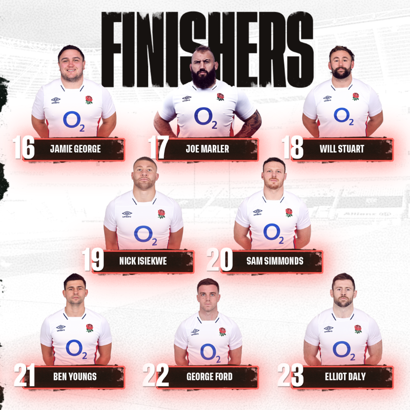 EnglandRugby's tweet photo. We can't wait for this one!

Eddie Jones has named his match day squad for #ENGvWAL 🌹

@O2 | #WearTheRose