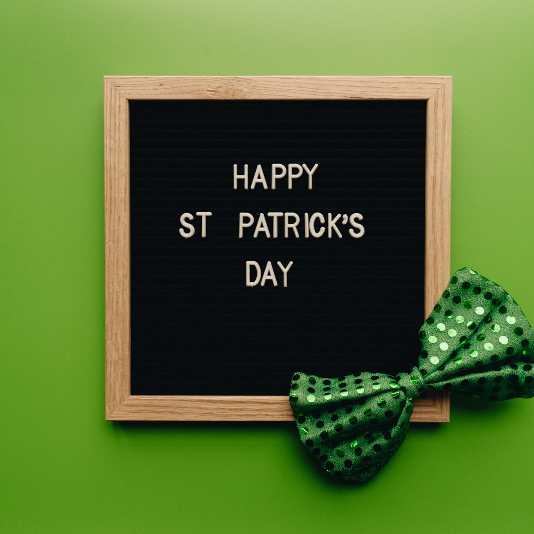 Happy St Patrick’s Day! Ireland's national day celebrates the Irish patron saint Patrick.