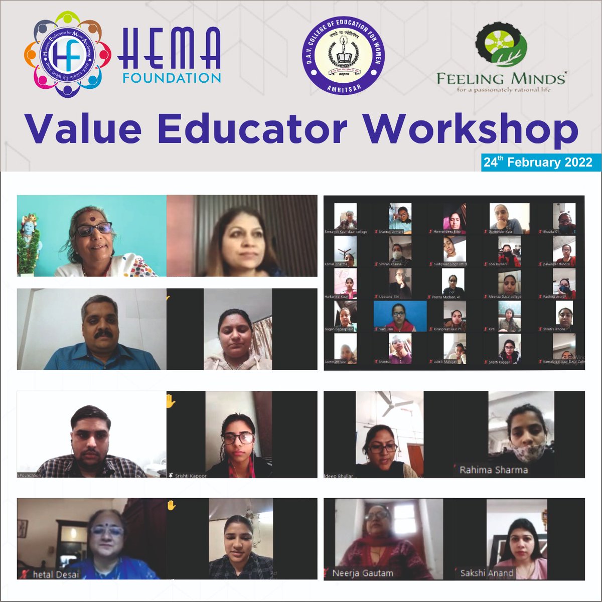 Day 2 - Value Educator Workshop ends with participants gaining further edge on implementing Value Education in Schools. 

#NEP2020 #ncert #valueeducatorworkshop #moralvalues