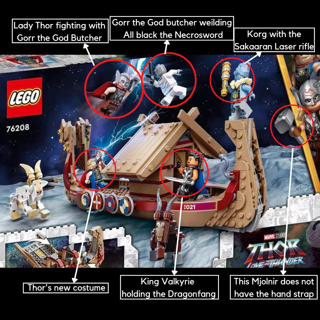 The details I spotted in Thor Love and Thunder Lego merch!
Get ready folks and hold your asses, Thor 4 is going to be one hell of ride.
#ThorLoveAndThunder #ChrisHemsworth #Marvel https://t.co/IqtkAOU7EM