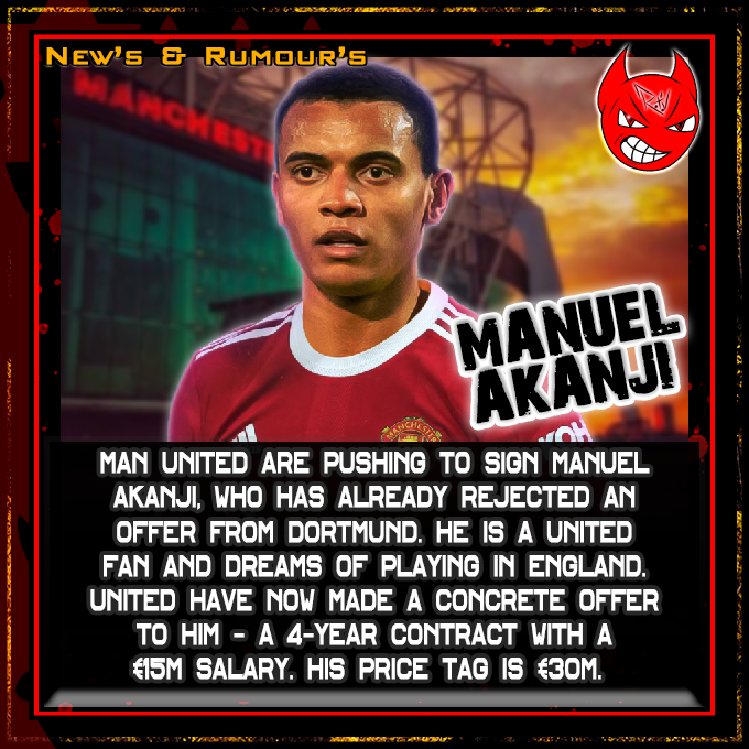 RTViewZ's tweet photo. If Manuel Akanji Leaves Borussia Dortmund, Could Man United Be His Next Destination??? #PutToTheSWORD https://t.co/VHfqPvYcwr