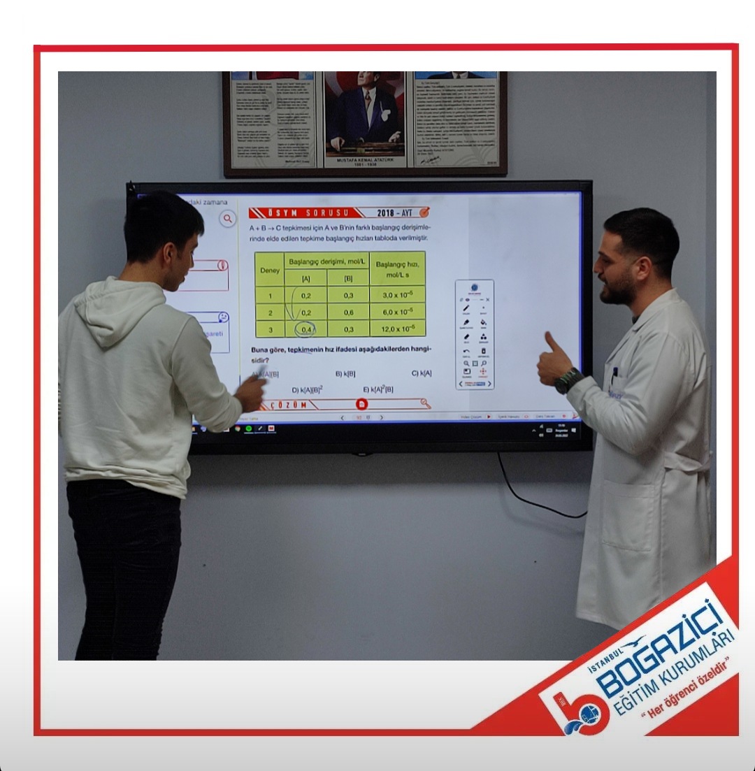 Madem geldin dünyaya, otur çalış kimyaya diyerek derslerimize yeni nesil ve çıkmış sorularla devam ediyoruz. 

#boğaziçieğitimkurumları