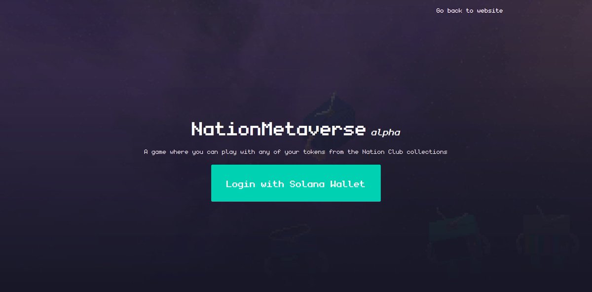 NationClubNFT's tweet photo. Slowly getting ready for NationMetaverse launch🔥

#SolanaNFTs #Solana #NFT #nftcollectors #NFTCommumity #NFTGame #nftsolana #Metaverse #MetaverseNFT #nftgames https://t.co/V2cMdNoS7W