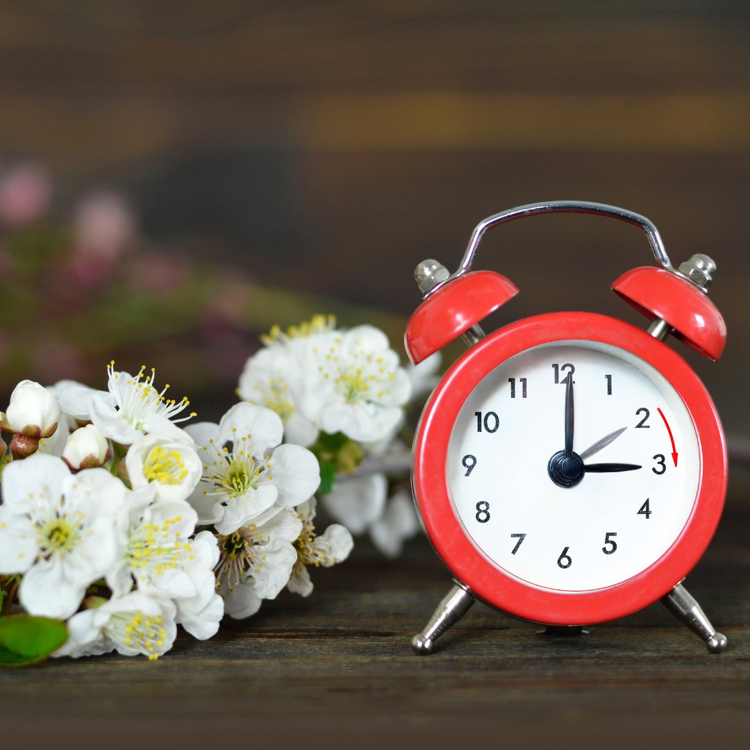 Don’t forget to put your clocks forward one hour tonight!
