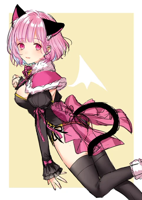 猫の日ボツラフ供養#サキュバスとはじめる真剣交際 