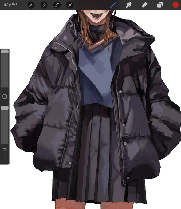 服の皺頑張ったから見てほしい〜🙏 