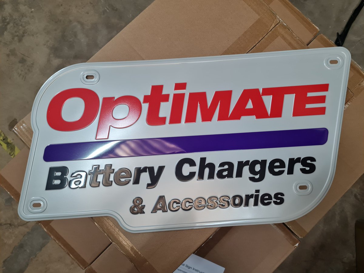 ProBikeUK's tweet image. ** Thursday freebie ** Does your garage, workshop or man-cave need an OptiMate metal sign up in it?? 🤔🧰 We've a couple of signs to giveaway. To be in with a chance to win one for yourself, simple give us a follow, like and RETWEET this post. #Giveaway #Competition #ProBike