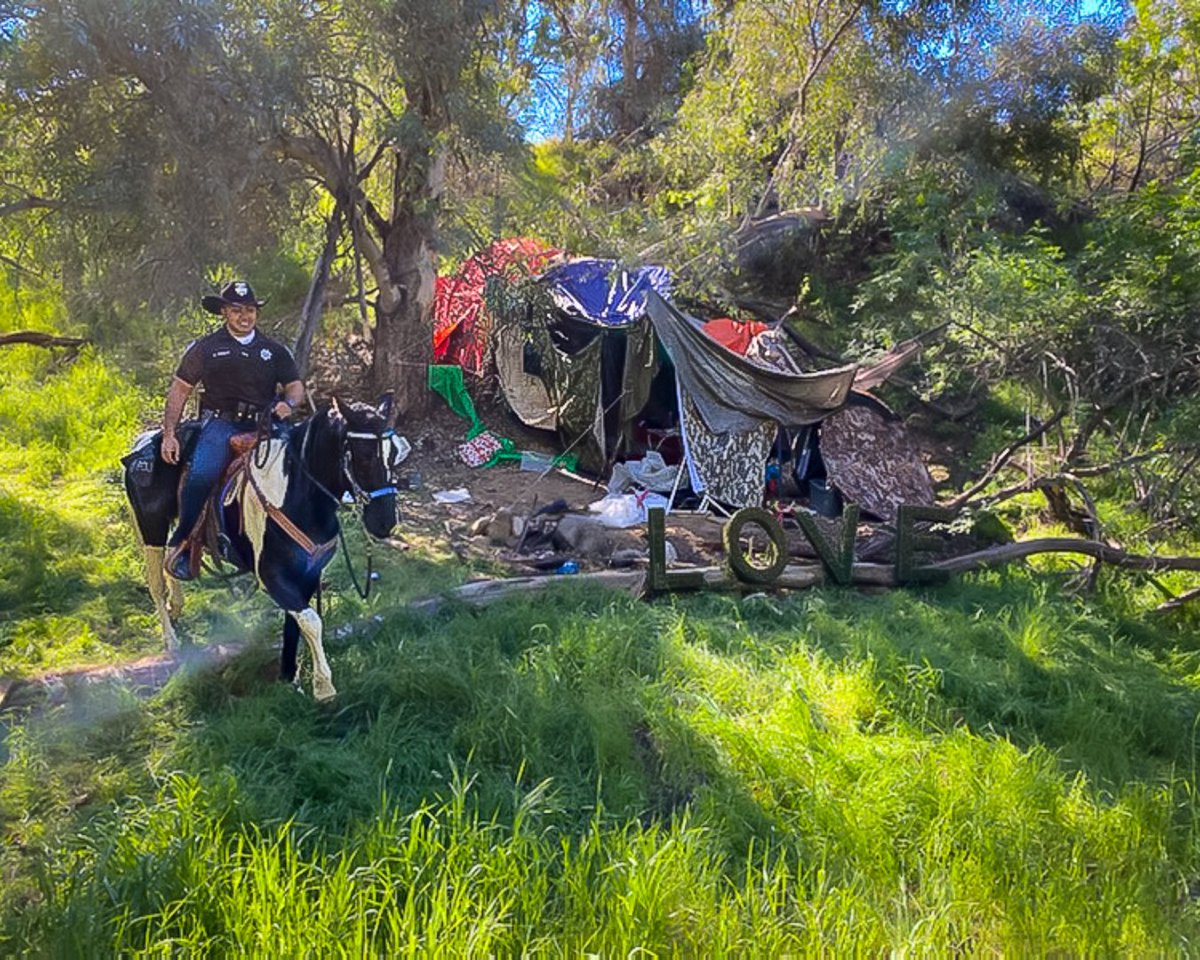 SanBernardinoPD's tweet photo. During the operation, officers were able to get one individual off the street by reconnecting him with his father in Rialto.
#SBPD #SanBernardino #MountedUnit #ProactiveEnforcement #Police #Horses #HorseRiding #LawEnforcement #MountedPatrol https://t.co/gecCs0FNdN