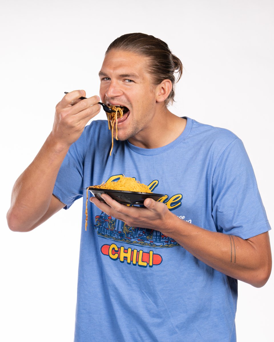 .<a href="/Nickismyname/">Nick Hagglund</a> knows how to celebrate #NationalChiliDay the right way 😋 RT for your chance to win a gift card from our friends at <a href="/Skyline_Chili/">Skyline Chili</a>!