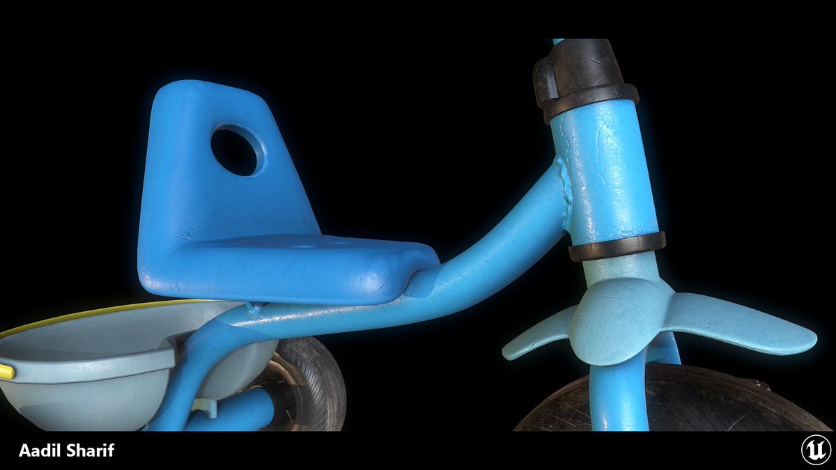 Close up shots. Now only some stencil work is left on this one. Made with Maya and textured in <a href="/Substance3D/">Adobe Substance 3D</a>
#gamedev #gameart #3D #b3d #art #ue4 #MadeWithSubstance