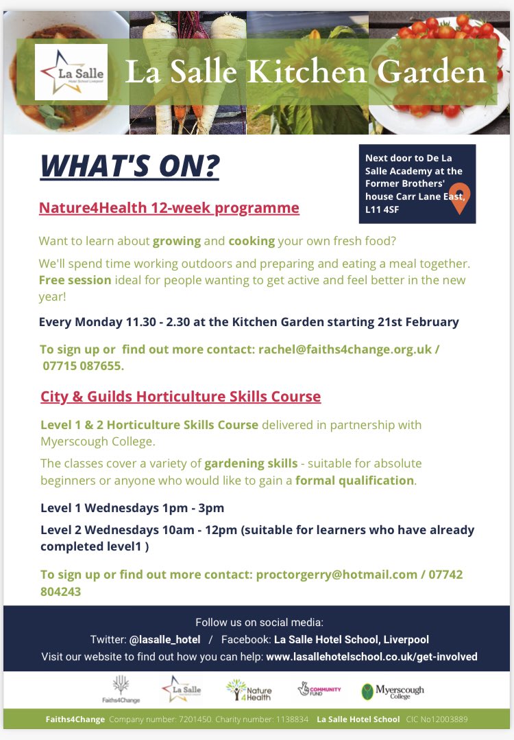 croxtethgarden's tweet photo. Lots of exciting things happening at @lasalle_hotel this spring including these free adult learning sessions. 

#free #adultlearning #freeadultlearning #freecourse #luverpool #croxteth #l11 https://t.co/zun7LhnMKR