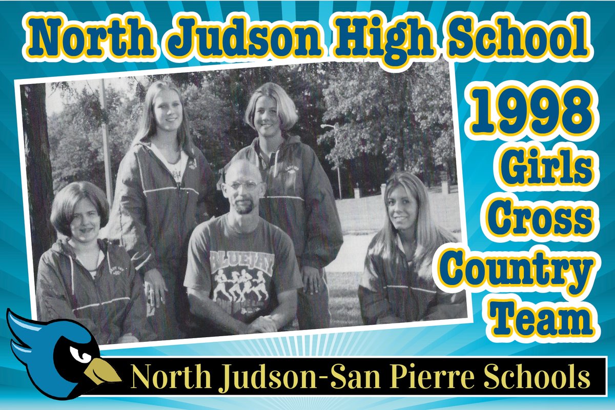 BlueJayTweets1's tweet photo. #throwbackthursday: 1998 NJ-SP Girls Cross Country Team: Top: Angie Burkett, Erin Brown. Bottom: Lauren Brown, Coach Gangloff, Ann Dolezal. https://t.co/PrysZta8nz