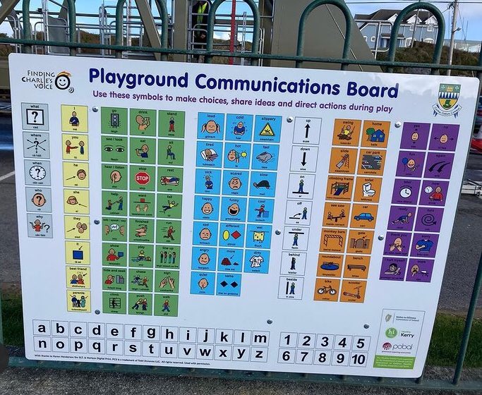 FindingCharlie's tweet photo. When you are sent a photo of one of our boards commissioned for @KerryCounty @kerrycouncil it reaffirms if you want something done- you do it yourself! #volunteers #parentled #determined #collaboration #communication https://t.co/gGSp1yTTPc