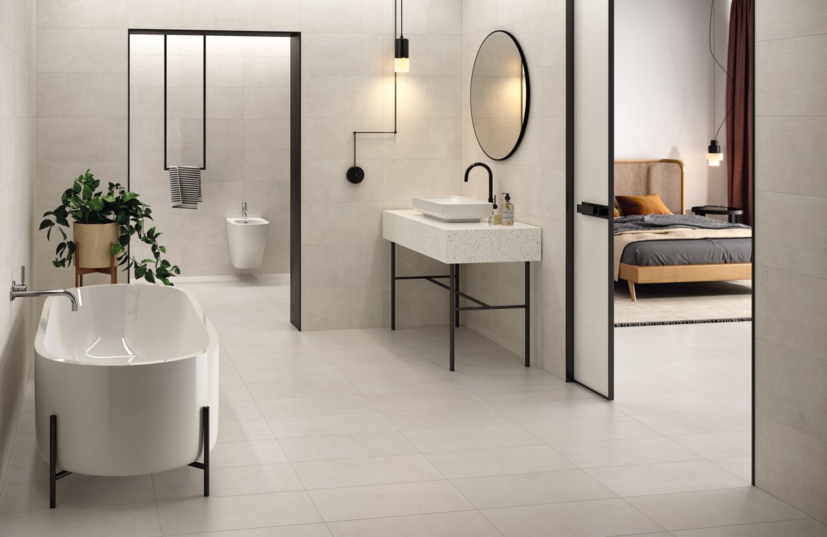 Stonecloud sets out to reduce the roughness of stone and restyle it for ultra-chic settings. Stocking the 12x24 size in White, Blue &amp; Grey with other options available through our parent company, Olympia Tile &amp; Stone. #katelotile

katelotile.com/find-tile/ston…