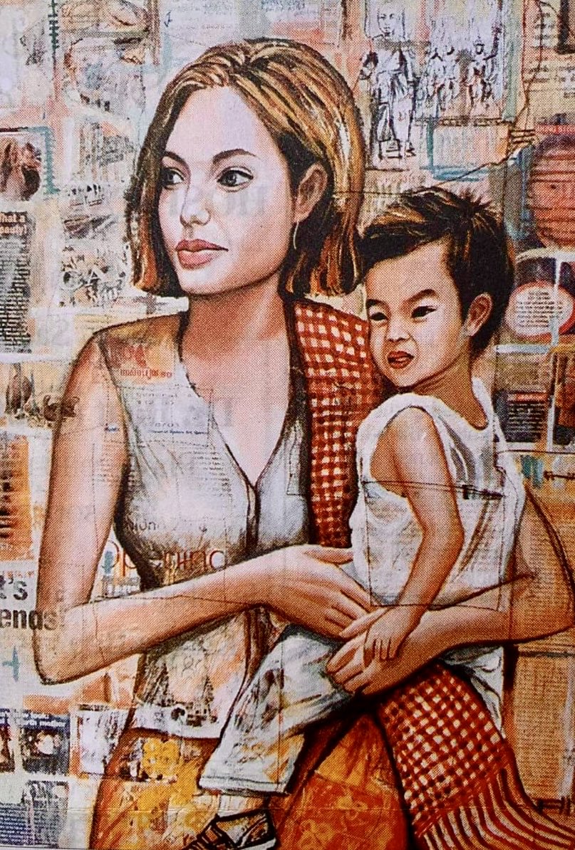 Leang Seckon
Angelina Jolie and her son Maddox
