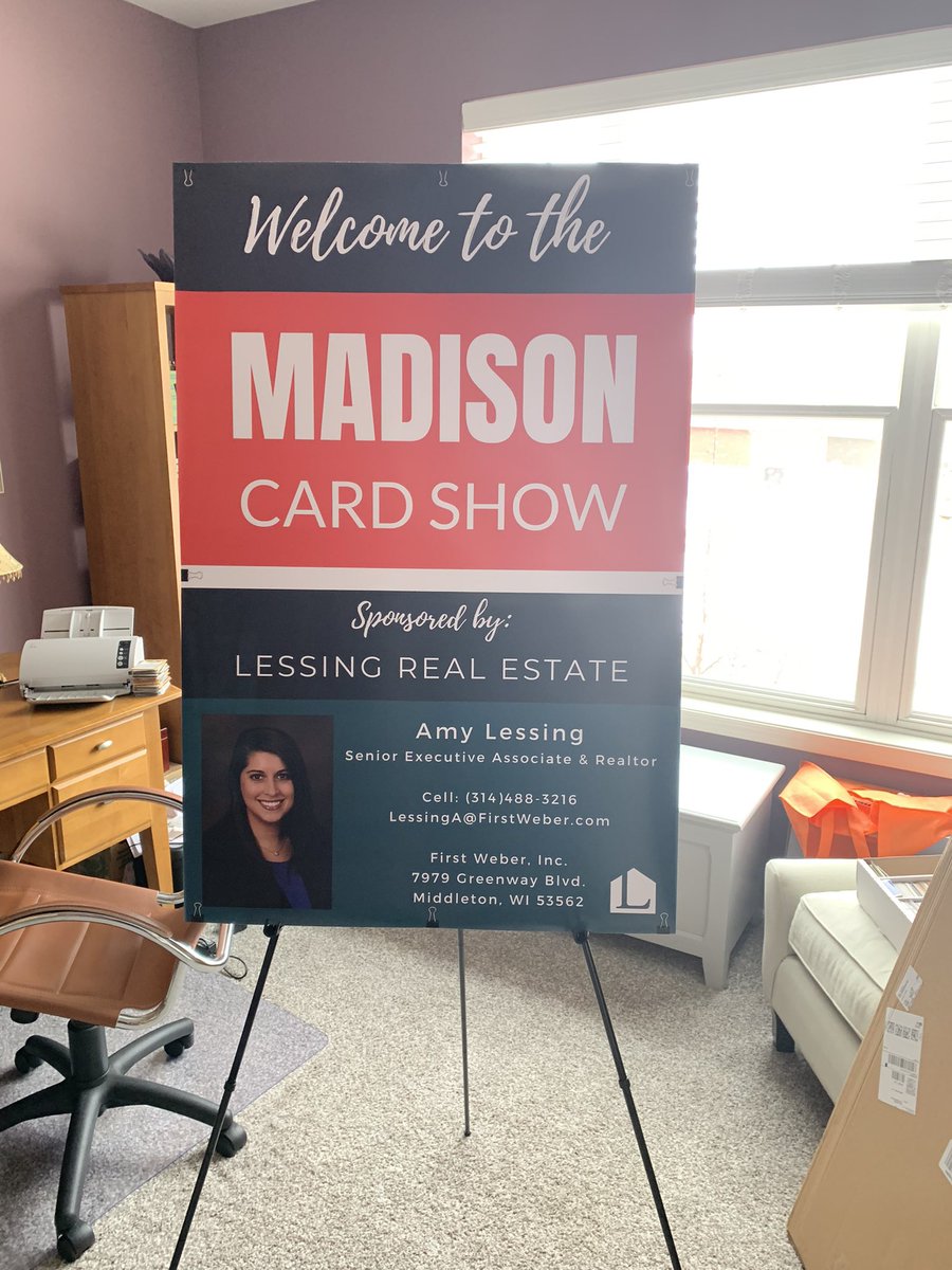 madisoncardshow's tweet image. This Saturday!

Sheraton Hotel (706 John Nolen Drive). Show hours 9A-3P. Free admission. 110 vendor tables.