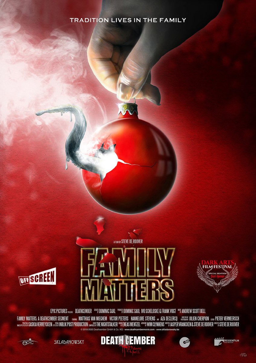 RooverSd's tweet photo. Familly Matters will be screened at Offscreen Film Festival on the 26th of March, before "In The Mouth of Madness". Time and where? 19:00 @ Cinema Nova. https://t.co/p9L7kFNnZx