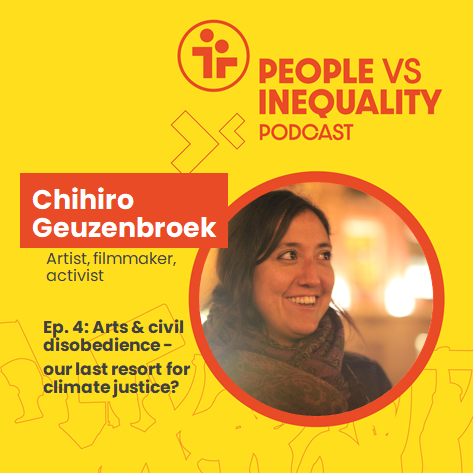 *OUT NOW*

Arts &amp; Civil Disobedience: our last resort for climate justice?

In episode 4 of our #climatejustice series we hear from Chihiro, Bolivian-Dutch climate activist &amp; artist, why we need radical imagination and action for real change.

pod.fo/e/10ea77