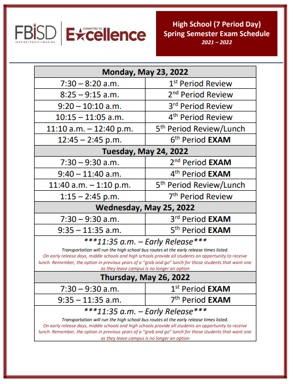 Ut Austin Final Exam Schedule Spring 2022 Travis High School (@Ths_Tigers) / Twitter