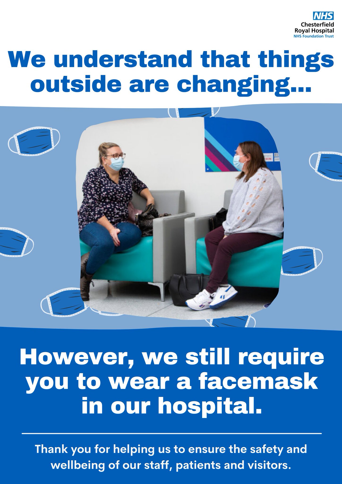 Chesterfield Royal Hospital NHS FT on Twitter "Even though you don't