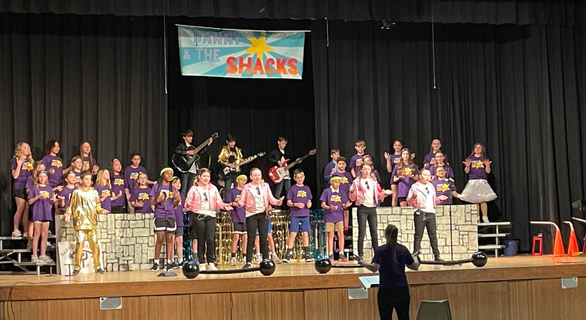 summitacademye1's tweet photo. One of the Core Values at SCA is Igniting Leadership! One way we do this is through the SCA 5th Grade Musical! This long-standing tradition encourages students in 5th grade to get on stage and perform! Tomorrow night our 5th graders present Danny &amp; The Shacks! #SCATradition https://t.co/QjKcldpKW1