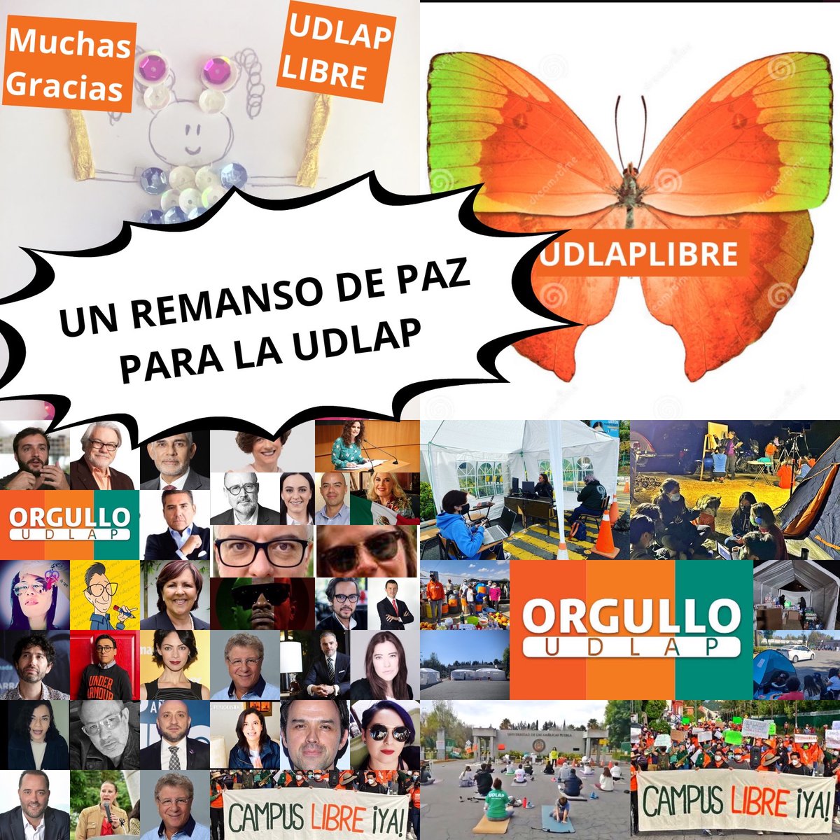 LA UDLAP ES LIBRE!!!
Venció  la razón y la Justicia sobre el abuso de poder del estado 
Muchas Gracias por su Gran Apoyo 
#UDLAPLibre 
<a href="/ricardomraphael/">Ricardo Raphael</a>  <a href="/DeniseDresserG/">Denise Dresser</a> <a href="/MrLotario/">Mr. Lotario</a> <a href="/anaterearanda/">𝗔𝗻𝗮 𝗧𝗲𝗿𝗲 𝗔𝗿𝗮𝗻𝗱𝗮</a> <a href="/monica_rdv/">Mónica Rodríguez Della Vecchia</a> <a href="/gabrielmonero/">El Monero</a> <a href="/nanoprofe/">Miguel A. Méndez-Rojas</a> <a href="/cristina_sada/">Cristina Sada Salinas</a> <a href="/felipgarza/">Juan F. Garza</a> @Nancydelasa <a href="/paraga/">Parag Agrawal</a>