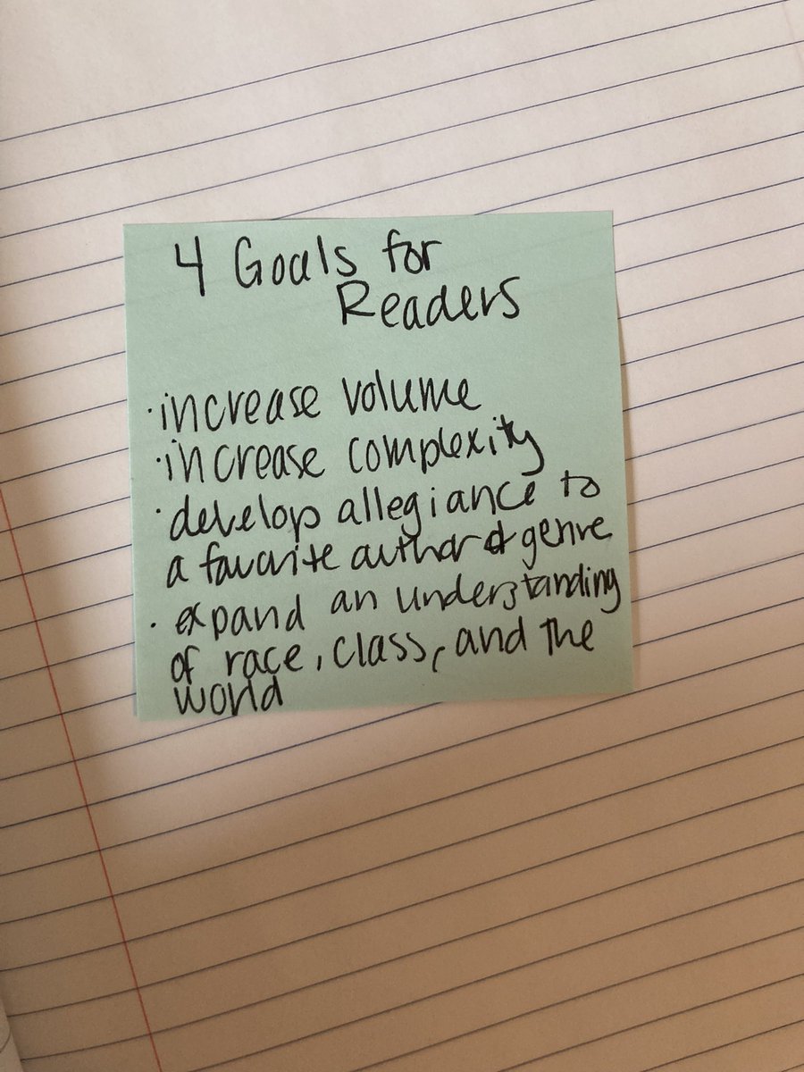 do_teach_tx's tweet image. Goals for ALL of our readers, no matter how young! @KellyGToGo @Region12RLA #R12LitConference #region12LitCon #LitCon22