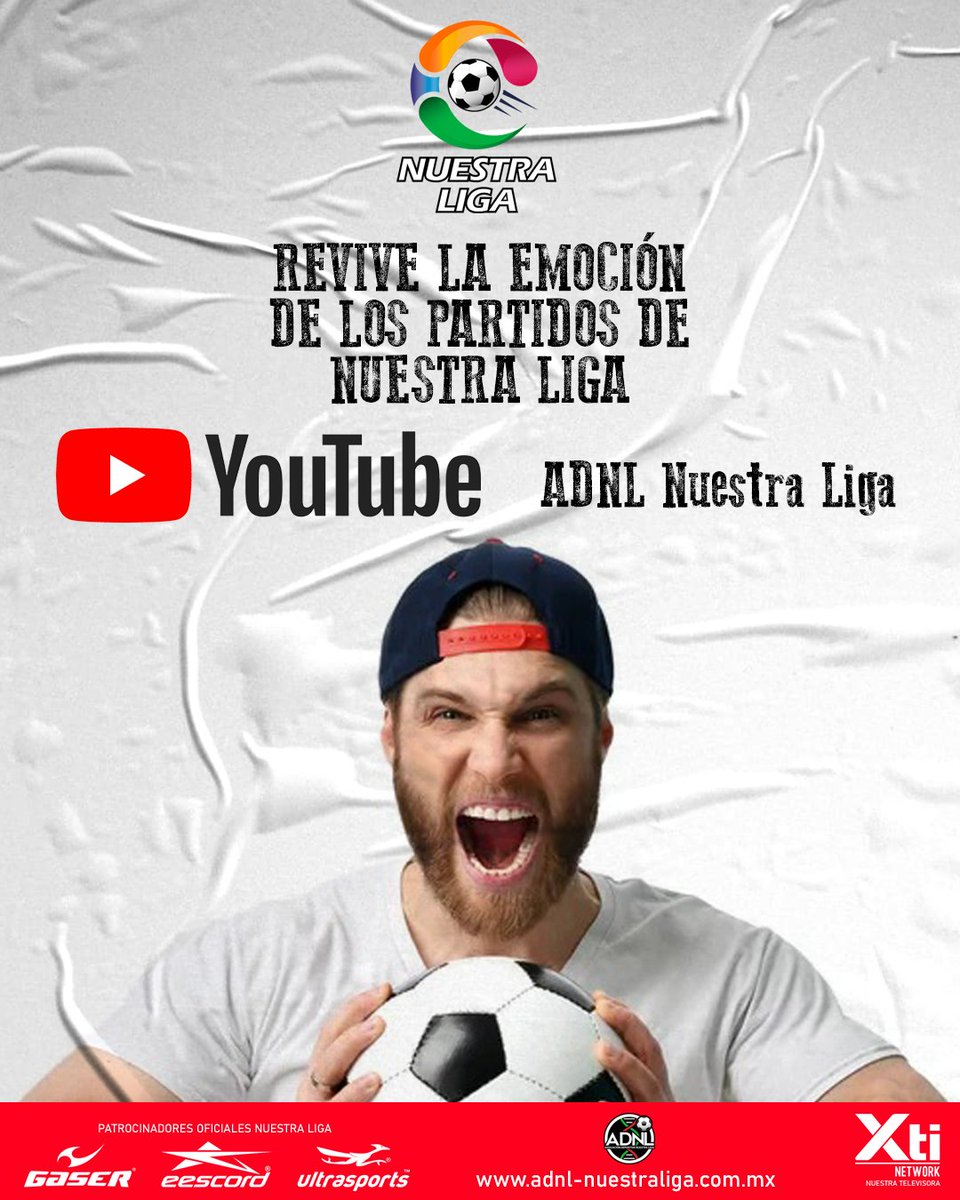 Revive la Temporada 2021-2022 completa de Nuestra Liga en Youtube 📺 ir a enlace 👇👇👇 youtube.com/channel/UCkyDy…