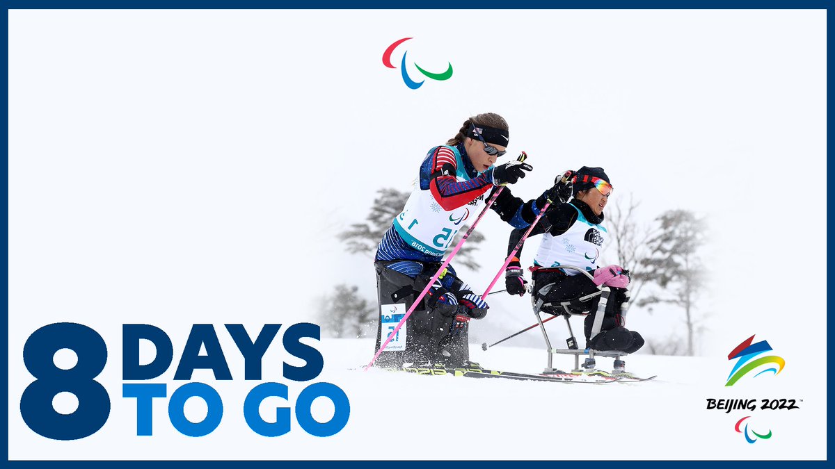 We now have 8 days to go!

#WinterParalympics #Beijing2022
