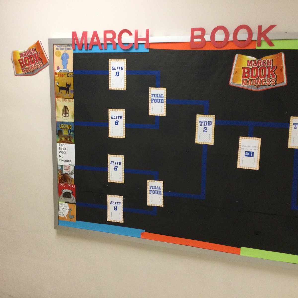 March Madness Book Bracket! Who will make it to the finals? #ojrsd #whatmakesfcspecial #welovereading
