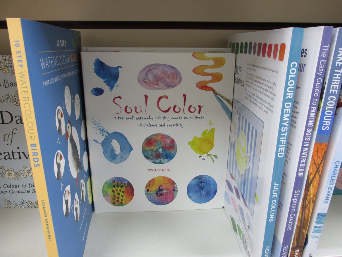 Victoria_Books's tweet photo. #SoulColor by @EmmaBurleigh @Liminal_11 is now available in #Haverfordwest #Pembrokeshire, in our art section 🎨🖌️ #Watercolourpainting #Mindfulness #creativity https://t.co/AmPDV5hZVp
