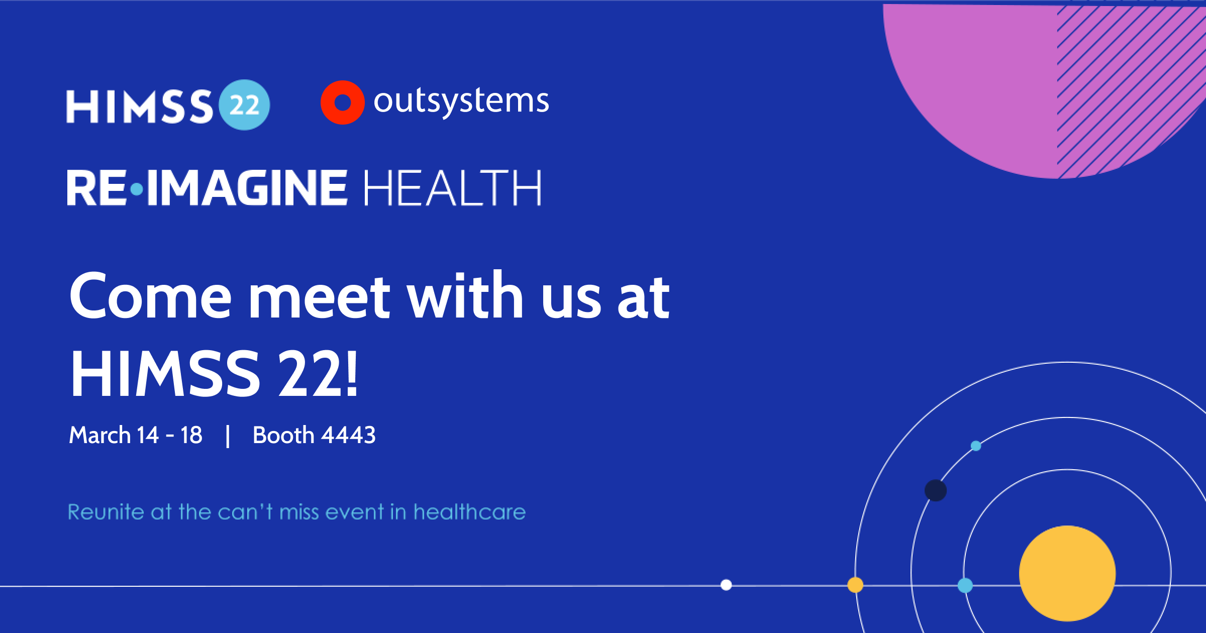 OutSystems on Twitter "📣 🗓️ The HIMSS Conference is back and we can’t