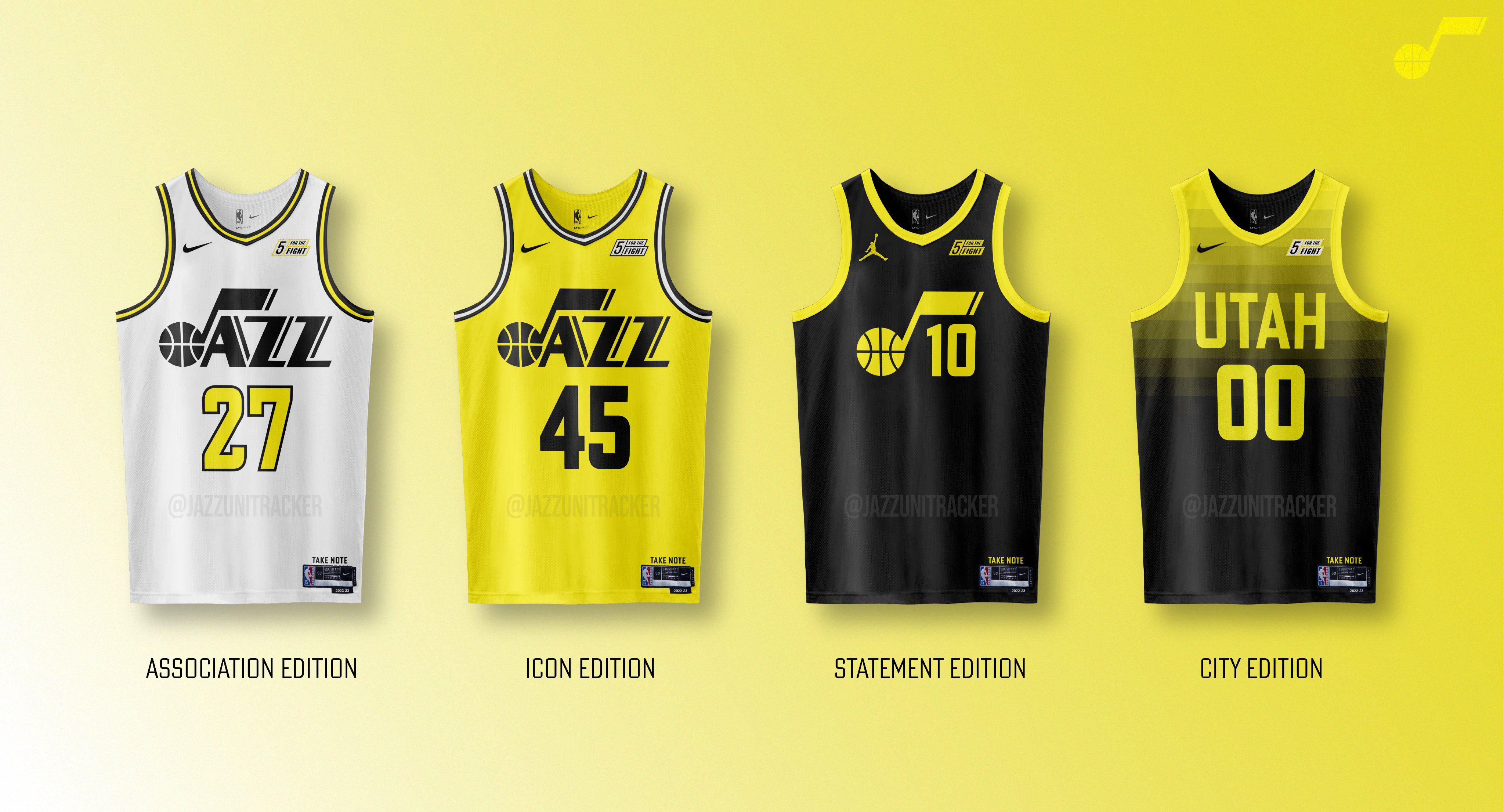 Jersey Concepts on X: Utah Jazz Retro Jersey idea #Takenote   / X