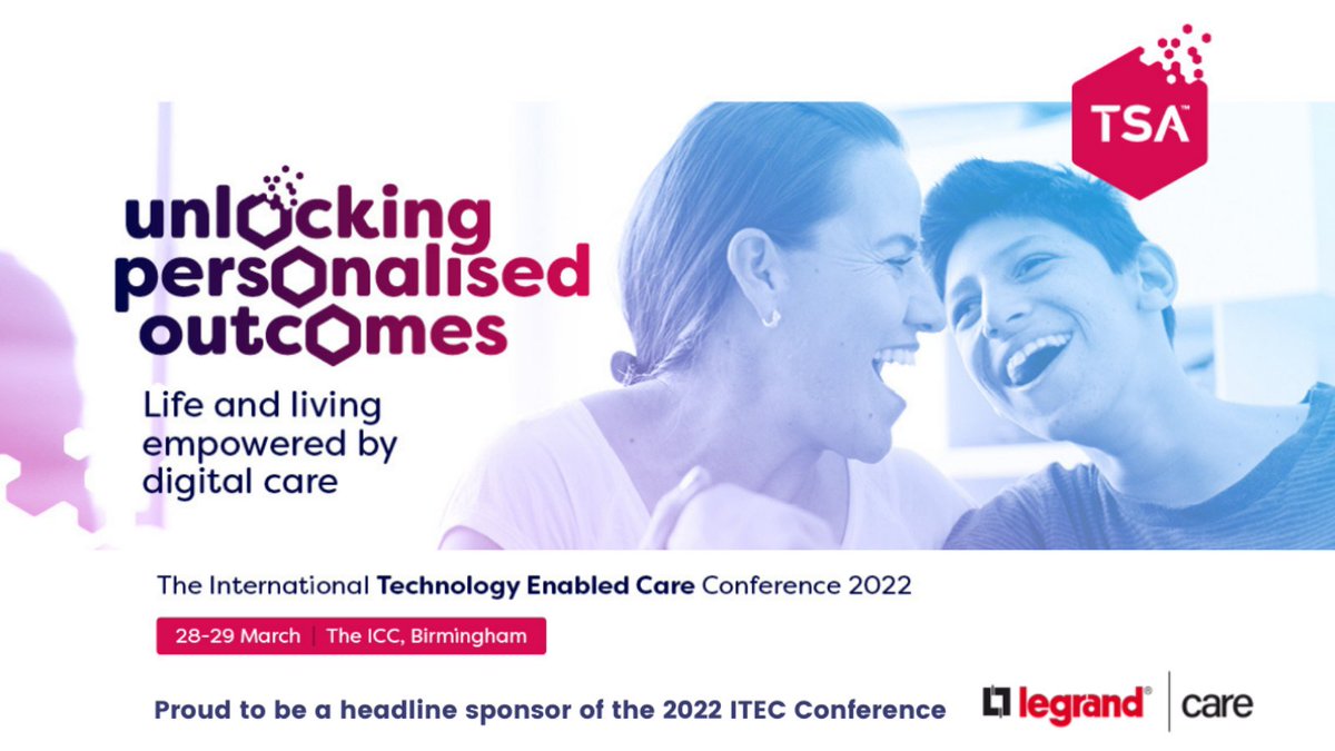 We are excited to be exhibiting at the <a href="/TSAVoice/">TSA (TEC Services Association)</a> ITEC Conference on the 28-29th March at Birmingham ICC. This we be our first major outing in the UK as <a href="/LegrandCare/">LegrandCare</a> and we can't wait to share with you our new look and the exciting plans we have in store. #ITECconf22