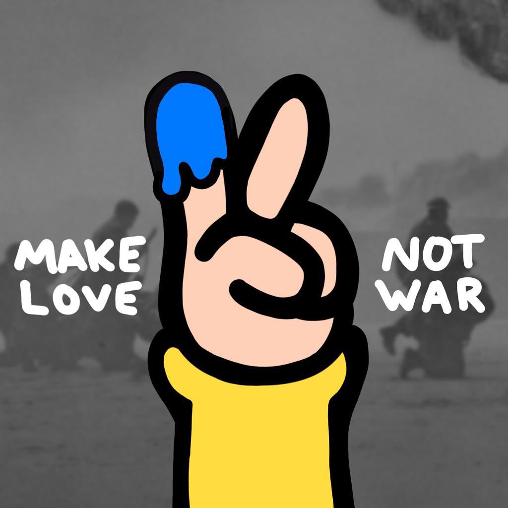 Make Love Not War (Support Ukraine) (@lovenotwarnft) on Twitter photo 