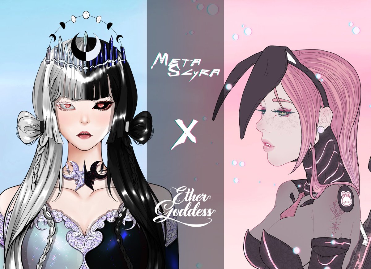 ⚔️ MetaScyra X Ether Goddess⚔️ 

MetaScyra &amp; Ether Goddess join together to recruit forces! 🥰 

1 WL up for grabs!
🎉 Follow  <a href="/MetaScyra/">MetaScyra</a> &amp; <a href="/ethergoddessnft/">Ether Goddess NFT</a>
💕 Like, retweet, tag 3 adventurers!
⚔️ Join servers &amp; follow the steps!
discord.gg/metascyra
discord.gg/ethergoddess