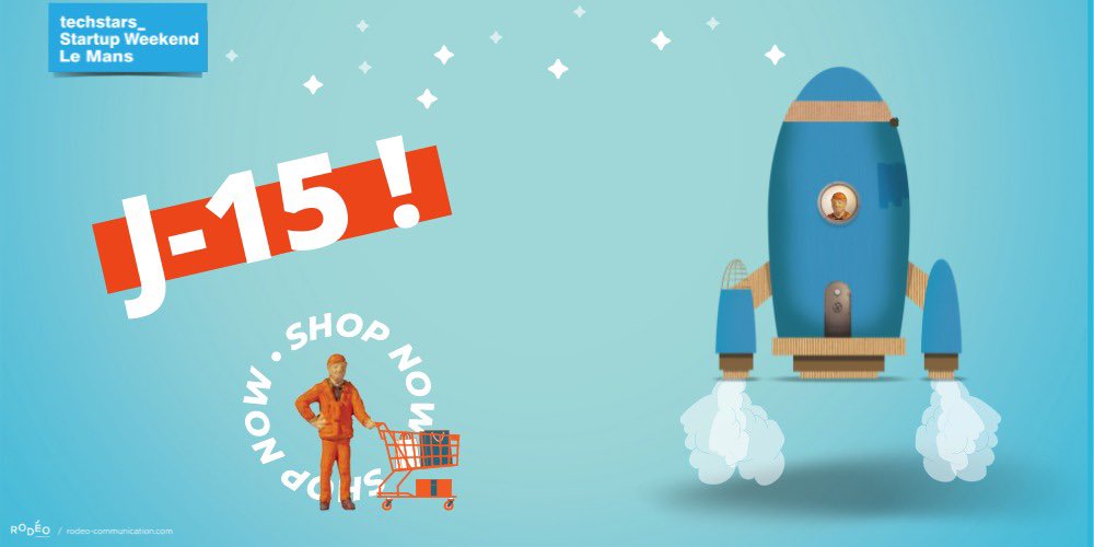 #SHOPNOW J-15 avant l’évènement ! Dépêche-toi de t’inscrire avant qu’il ne reste plus de places ! 🎟

🚨 Bonne nouvelle, les tarifs préférentiels sont toujours disponibles : event.techstars.com/event/OFHj9WRv…

#Startup #Innovation #Entrepreneur #StartupWeekend #LeMans #SWLM