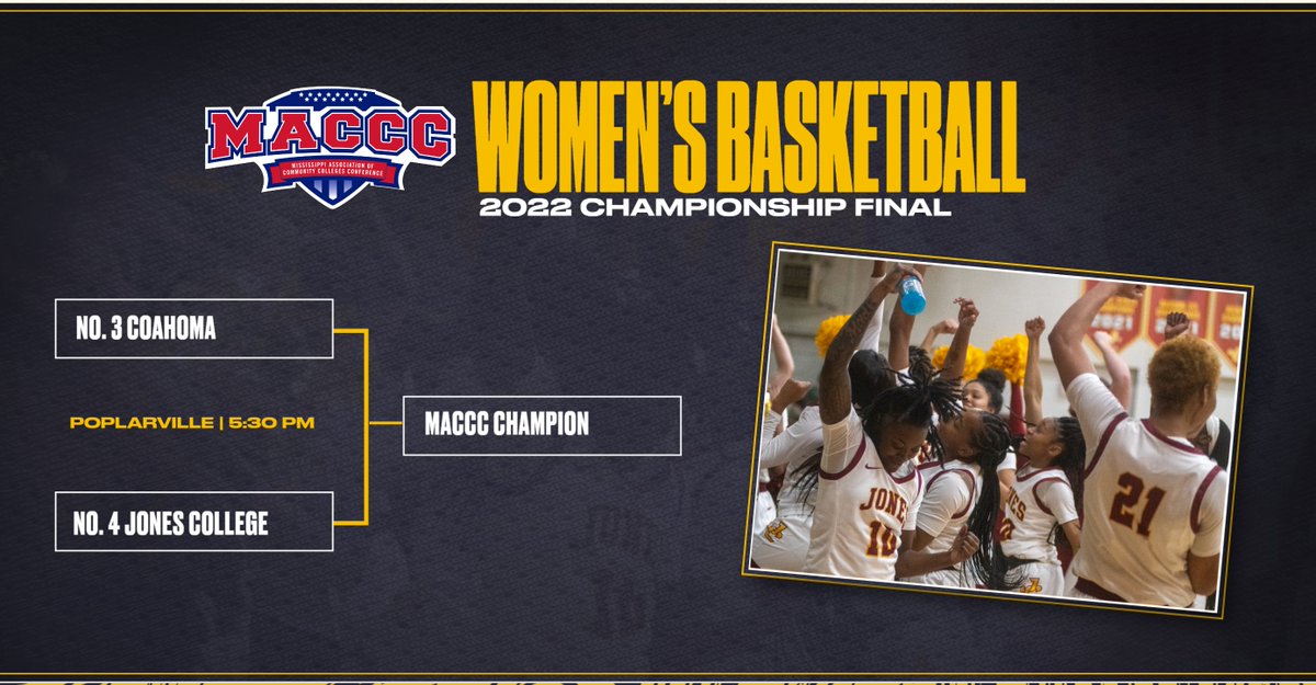 JC_Bobcats's tweet photo. GAMEDAY‼️ Jones aims for its sixth MACCC Championship in eight years when they clash with Coahoma tonight. Hope to see all our Bobcat fans in Poplarville!

🎟️https://t.co/aqqUPqKgmX ($10)
💻https://t.co/EfjkjZ39Yv https://t.co/Y9YjIH98YZ