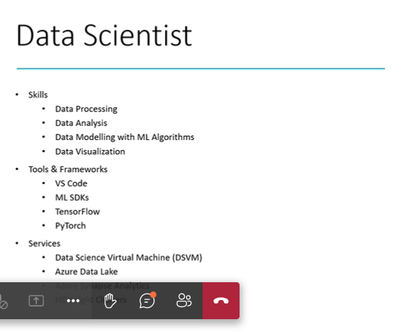 TechCabal's tweet photo. 5 careers you can build as an Azure software developer by Donald Okafor - Principal Software Engineering Lead at Microsoft
1. Full-Stack Software Engineer
2. Data Science
3. Cloud Infrastructure Engineer
4. Mobile & Web Dev.
#AzureDevConnect https://t.co/N6OqeLKKia