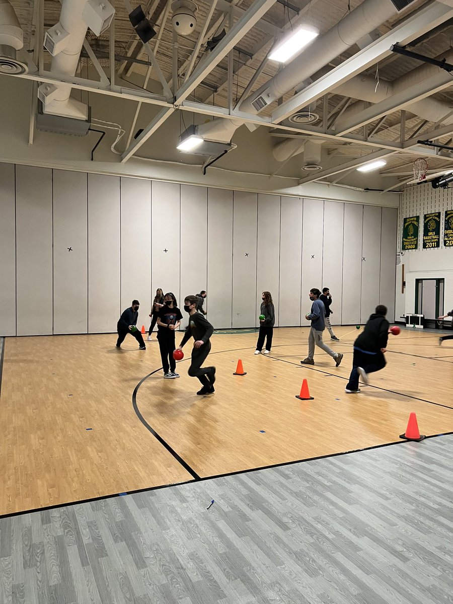 Great to see <a href="/STS_WarriorDome/">Gym_Class_Warriors</a> in action as Ms. Karp tried out a new game she learned at our LRCC In-service. Ss practiced teamwork, communication and strategy as they played trash can ball. #stswarriors