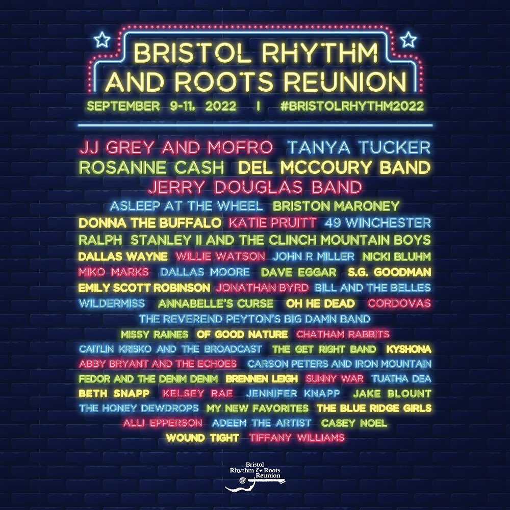 See you at <a href="/BristolRhythm/">Bristol Rhythm</a> Sept 9-11! Thrilled to be a part of this stacked lineup with <a href="/JJGREYandMOFRO/">JJ Grey</a>, <a href="/tanyatucker/">Tanya Tucker</a>, @rosannecash, and so many more incredible artists. ⚡️

📸 Bruce McCamish