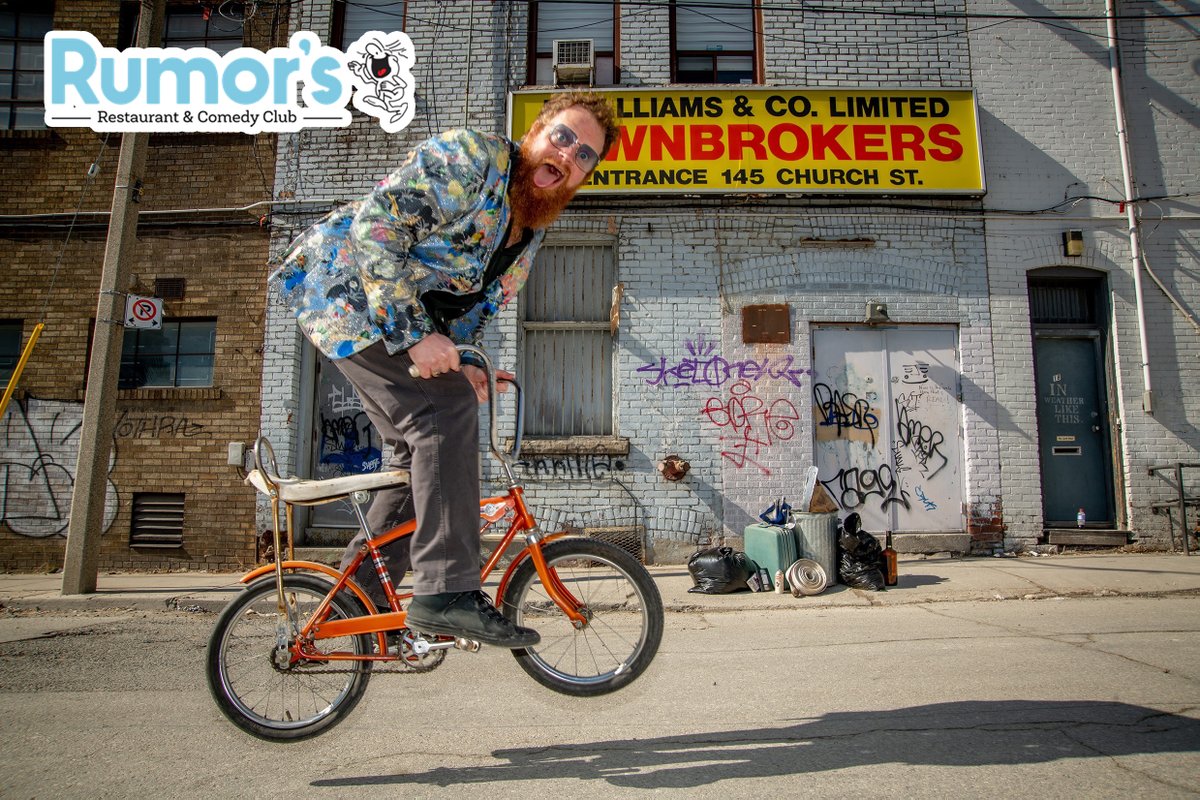 Winnipeg! Garrett Jamieson headlines Rumor's Comedy on March 1! Two for one tickets available at this glorious link: rumorscomedyclub.com/events/1643858…