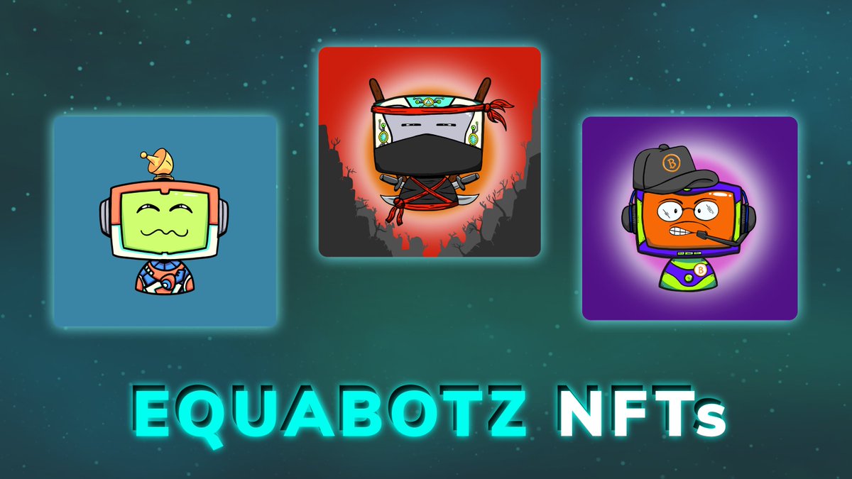 Equabotz Are Dropping! – Equabotz are dropping this Friday the 25th! These are interactive NFTs are the future for collecting, trading, and interacting. Learn more today! equa.global/equa-launches-…